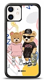 Dafoni Art iPhone 12 Mini 5.4 in Fun Couple Teddy Klf
