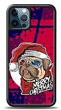 Dafoni Art iPhone 12 Pro Max 6.7 in Christmas Pug Klf