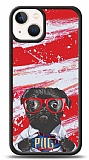 Dafoni Art iPhone 13 Mini Black Pug Klf