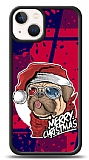 Dafoni Art iPhone 13 Mini Christmas Pug Klf