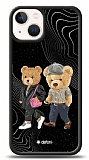 Dafoni Art iPhone 13 Mini Compatible Couple Teddy Klf