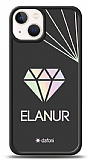 Dafoni Hologram iPhone 13 Mini Kiiye zel isimli Diamond Klf