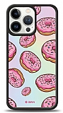 Dafoni Hologram iPhone 13 Pro Max Pembe Donut Klf