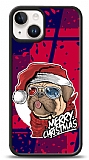 Dafoni Art iPhone 15 Christmas Pug Klf