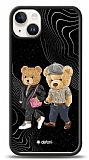 Dafoni Art iPhone 15 Plus Compatible Couple Teddy Klf