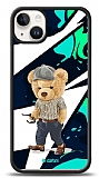 Dafoni Art iPhone 15 Plus Thoughtful Teddy Bear Klf