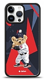 Dafoni Art iPhone 15 Pro Max Baseball Bear Klf