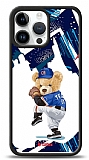 Dafoni Art iPhone 15 Pro Max Hand Soccer Teddy Bear Klf