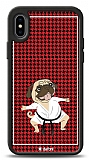 Dafoni Art iPhone XS Karate Fighter Pug Klf