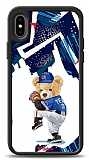 Dafoni Art iPhone XS Max Hand Soccer Teddy Bear Klf