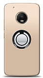 Motorola Moto G5 Plus Siyah Tutuculu effaf Klf