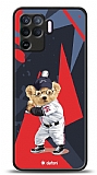 Dafoni Art Oppo Reno5 Lite Baseball Bear Klf