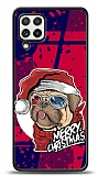 Dafoni Art Samsung Galaxy A22 4G Christmas Pug Klf