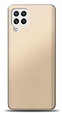 Samsung Galaxy A22 4G Gold Mat Silikon Klf