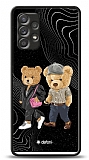 Dafoni Art Samsung Galaxy A52 Compatible Couple Teddy Klf
