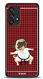 Dafoni Art Samsung Galaxy A53 5G Karate Fighter Pug Klf
