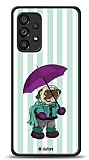 Dafoni Art Samsung Galaxy A53 5G Pug in the Rain Klf