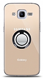 Samsung Galaxy J2 2016 Siyah Tutuculu effaf Klf