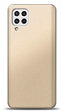 Samsung Galaxy M32 Gold Mat Silikon Klf