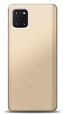Samsung Galaxy Note 10 Lite Gold Mat Silikon Klf