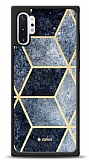 Dafoni Glossy Samsung Galaxy Note 10 Plus Simli Mavi Prizma Klf