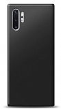 Samsung Galaxy Note 10 Plus Siyah Mat Silikon Klf