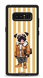 Dafoni Art Samsung Galaxy Note 8 Pug Style Klf