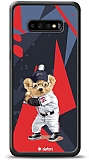 Dafoni Art Samsung Galaxy S10 Baseball Bear Klf