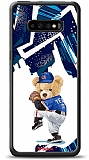 Dafoni Art Samsung Galaxy S10 Hand Soccer Teddy Bear Klf