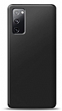 Samsung Galaxy S20 FE Siyah Mat Silikon Klf