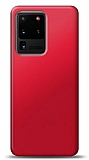 Samsung Galaxy S20 Ultra Krmz Mat Silikon Klf