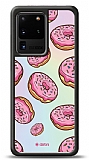 Dafoni Hologram Samsung Galaxy S20 Ultra Pembe Donut Klf