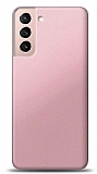 Samsung Galaxy S21 Rose Gold Mat Silikon Klf