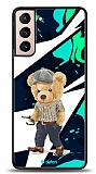 Dafoni Art Samsung Galaxy S21 Thoughtful Teddy Bear Klf