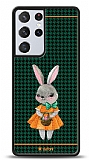 Dafoni Art Samsung Galaxy S21 Ultra Lady Rabbit Klf