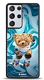 Dafoni Art Samsung Galaxy S21 Ultra Skating Teddy Bear Klf