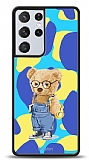 Dafoni Art Samsung Galaxy S21 Ultra Student Teddy Bear Klf