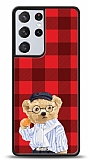 Dafoni Art Samsung Galaxy S21 Ultra Winking Bear Klf