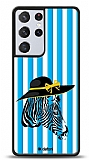 Dafoni Art Samsung Galaxy S21 Ultra Zebra Siluet Klf