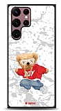 Dafoni Art Samsung Galaxy S22 Ultra 5G Boy Bear Klf
