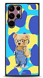 Dafoni Art Samsung Galaxy S22 Ultra 5G Student Teddy Bear Klf