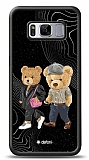 Dafoni Art Samsung Galaxy S8 Compatible Couple Teddy Klf