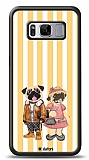 Dafoni Art Samsung Galaxy S8 Lovely Pugs Klf