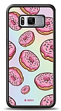 Dafoni Hologram Samsung Galaxy S8 Pembe Donut Klf