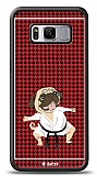 Dafoni Art Samsung Galaxy S8 Plus Karate Fighter Pug Klf