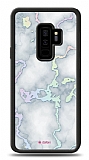Dafoni Hologram Samsung Galaxy S9 Plus Beyaz Mermer Desenli Klf