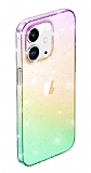 Eiroo Vixy iPhone 12 / iPhone 12 Pro 6.1 in ok Renkli Rubber Klf
