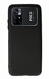 Xiaomi Poco M4 Pro 4G Siyah Silikon Klf