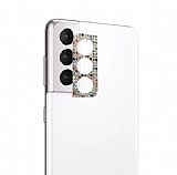 Samsung Galaxy S21 FE 5G Tal Colorful Kamera Lensi Koruyucu