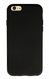 iPhone 6 / 6S Siyah Mat Silikon Klf